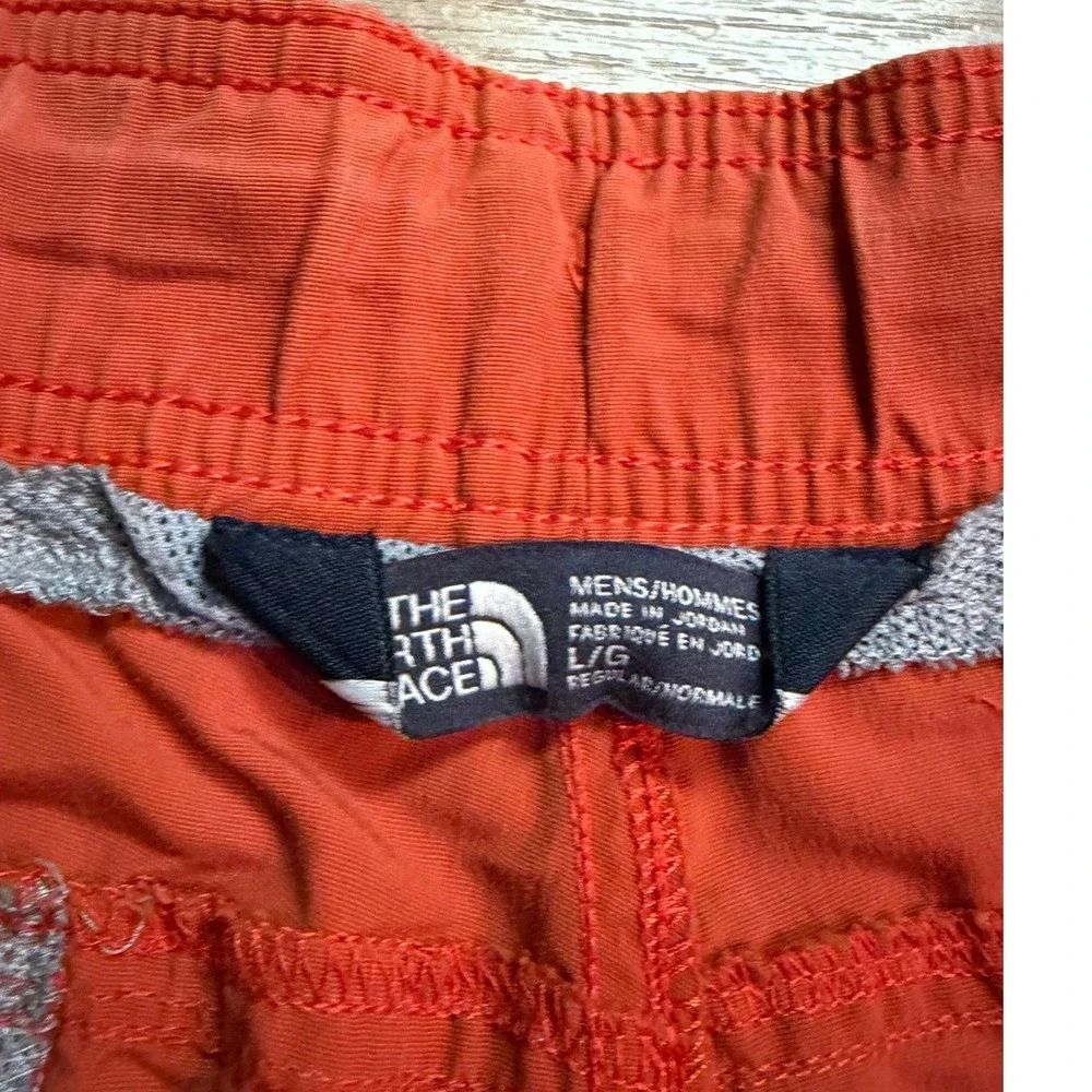 The North Face FlashDry Shorts Orange Men Large Hiking Gorpcore Activewear